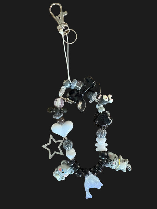 goth phone keychains