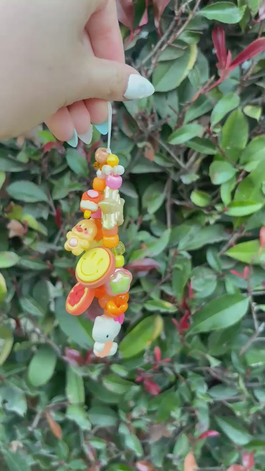 orange cream soda phone landyards/keychains