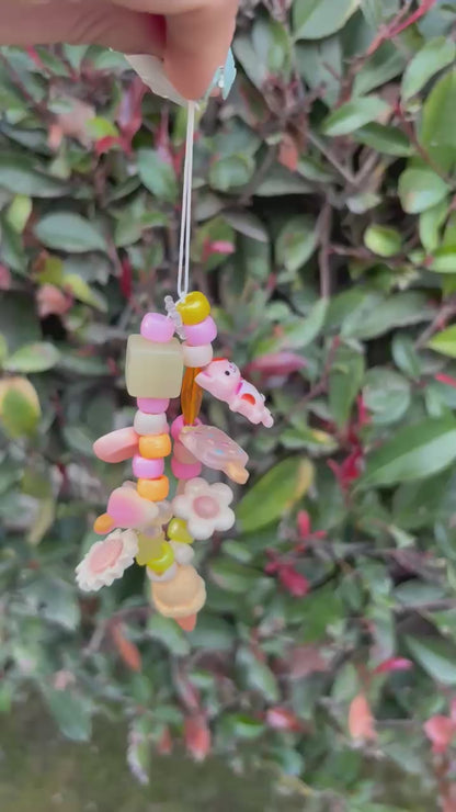 orange cream soda phone landyards/keychains